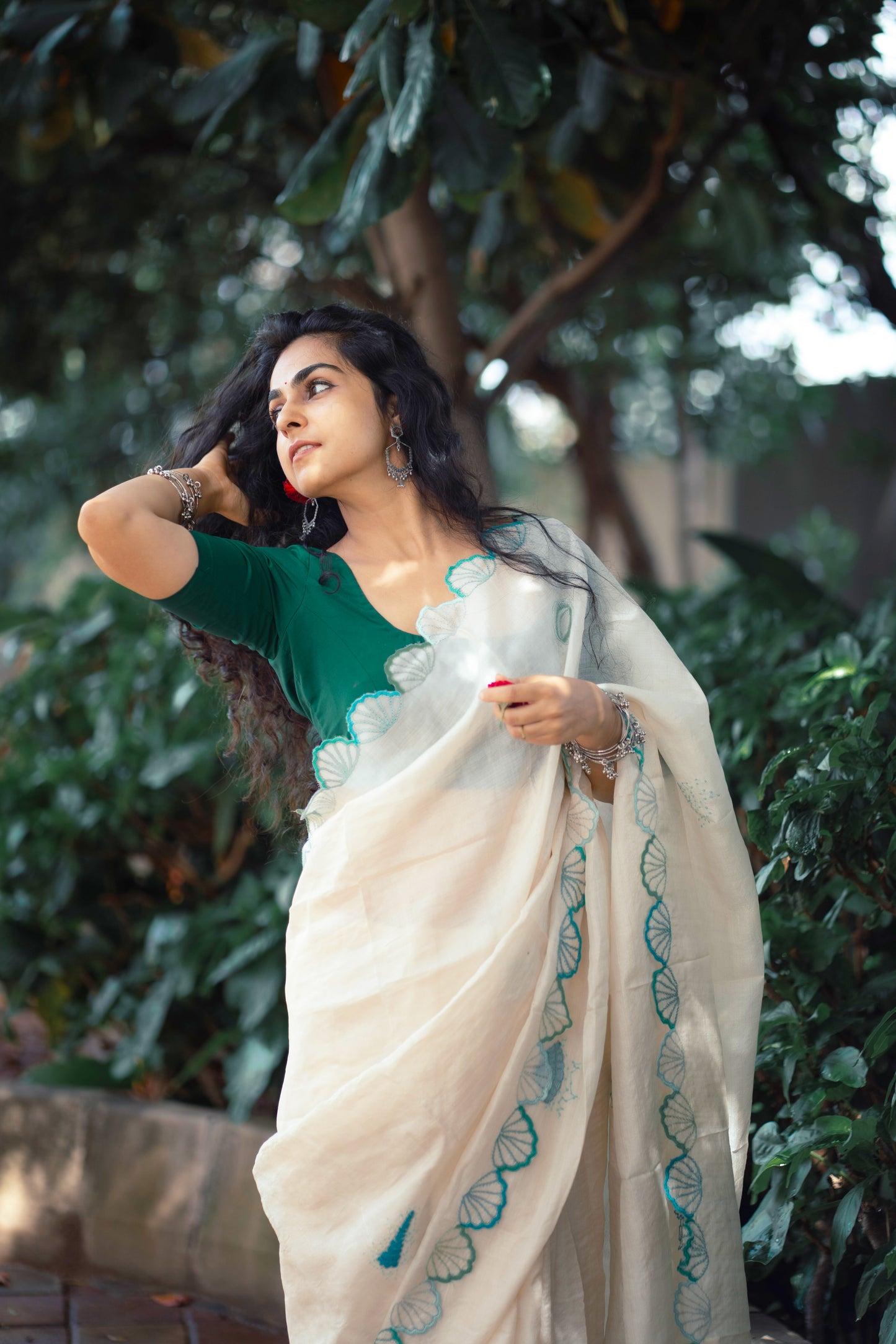 Jhinuk Chikankari Saree