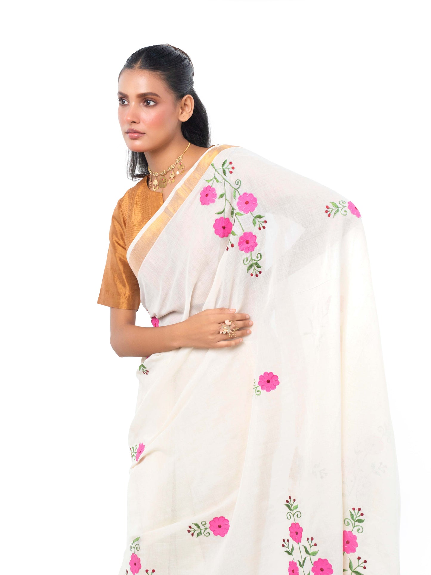 Malati Applique saree