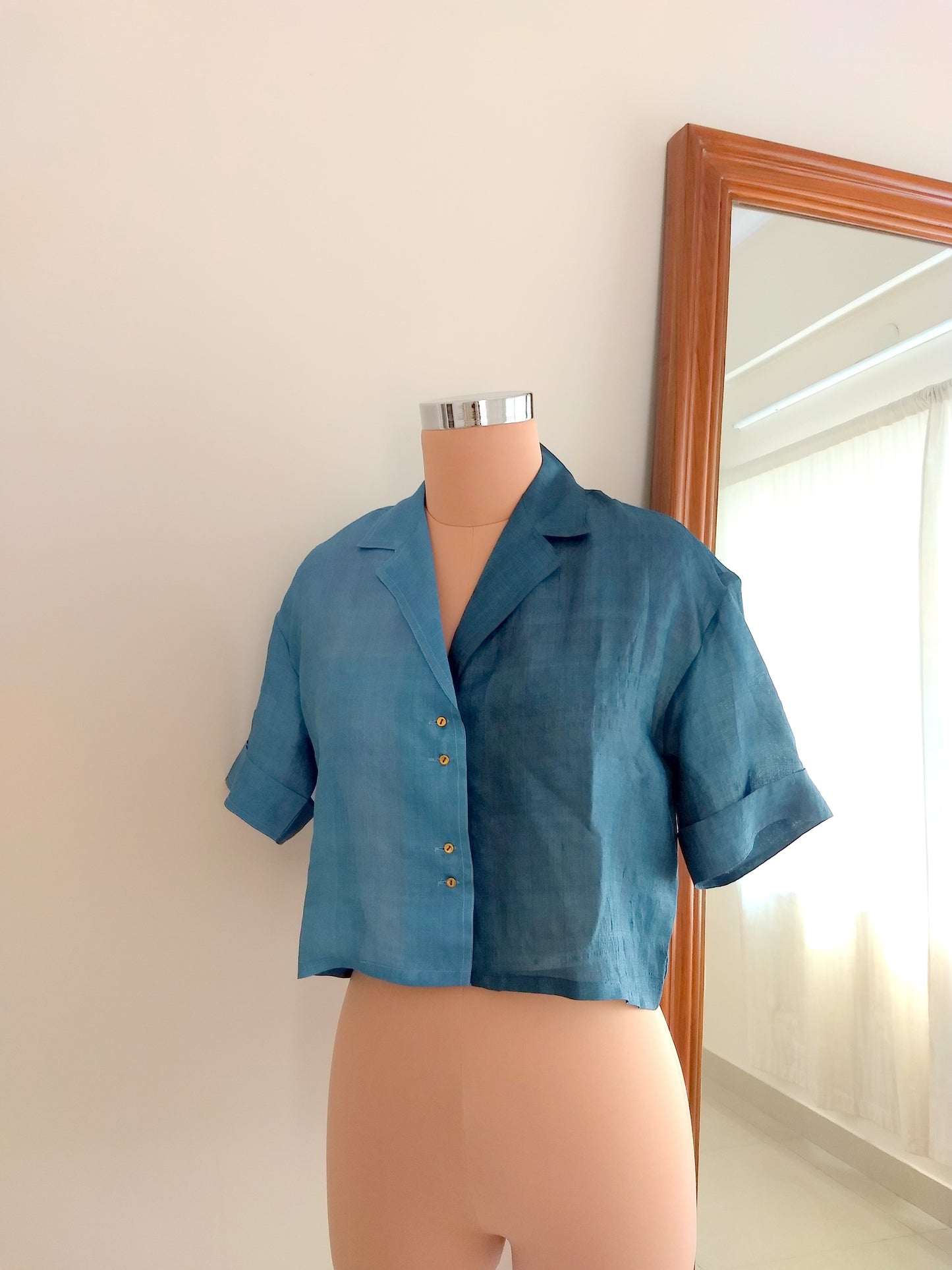 Nori Silk Top