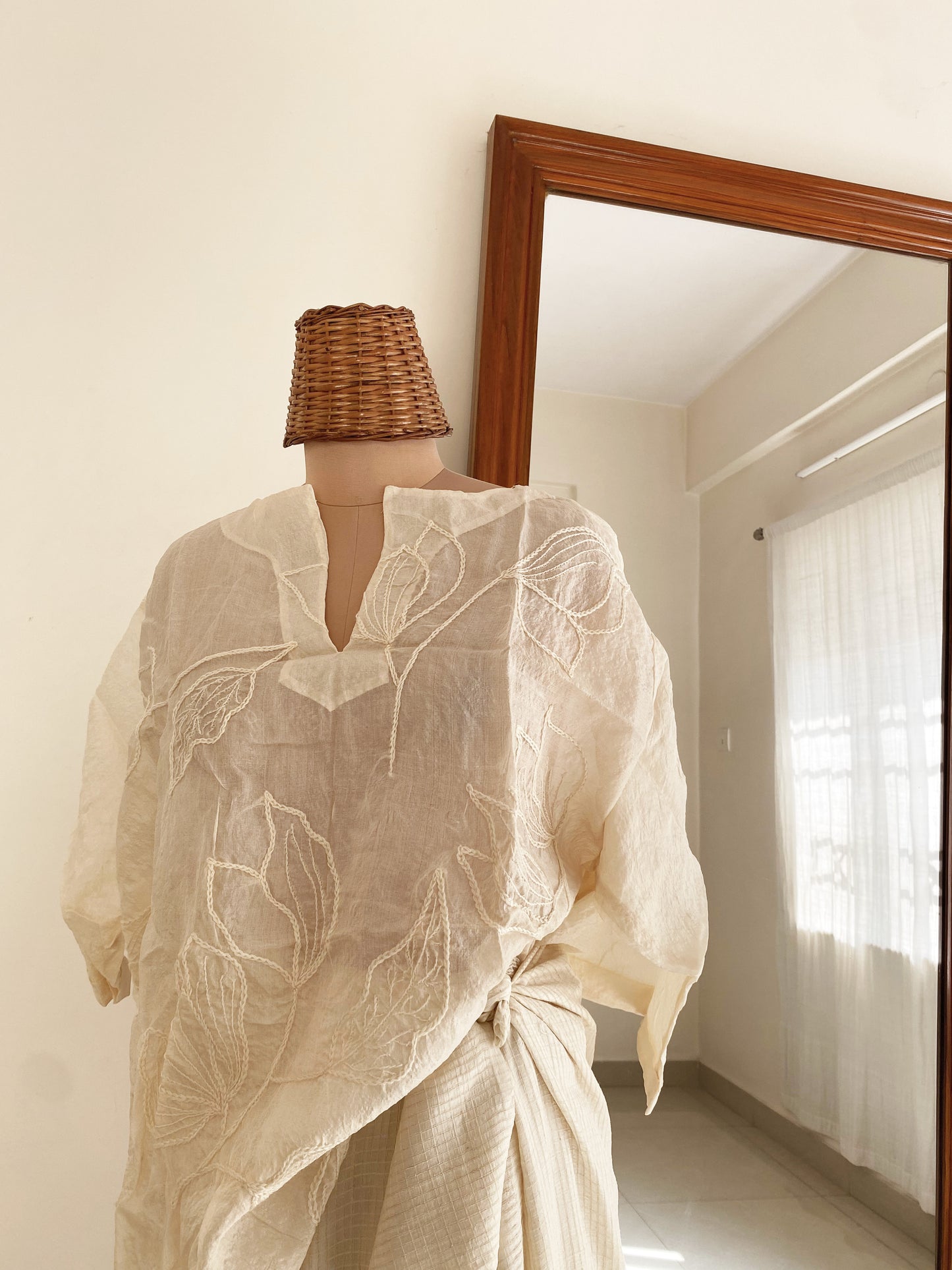 Paper Flower SILK TOP