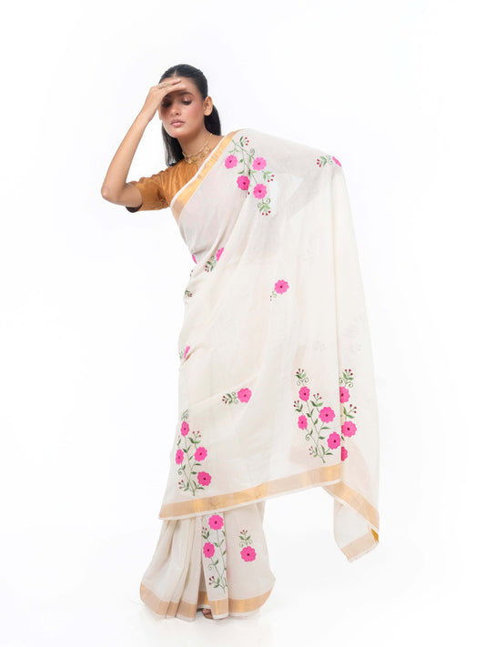 Malati Applique saree
