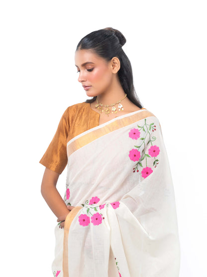 Malati Applique saree