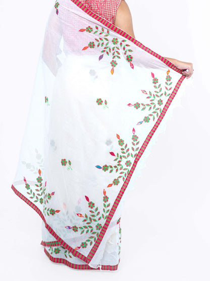 Jhini Applique saree
