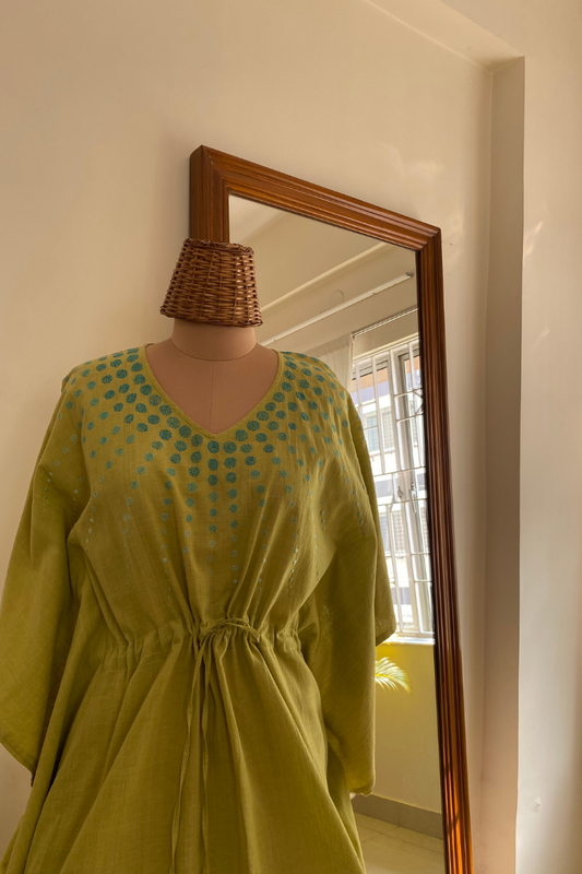 Olive Polka Kaftan