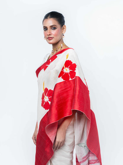 Maa Durga Applique Saree