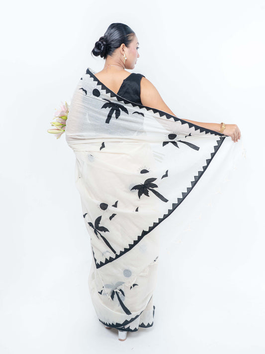 QALA Applique saree