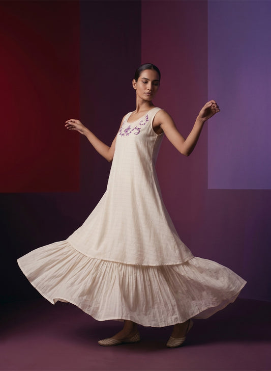 PIA Milky white Dress