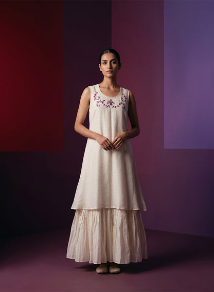 PIA Milky white Dress