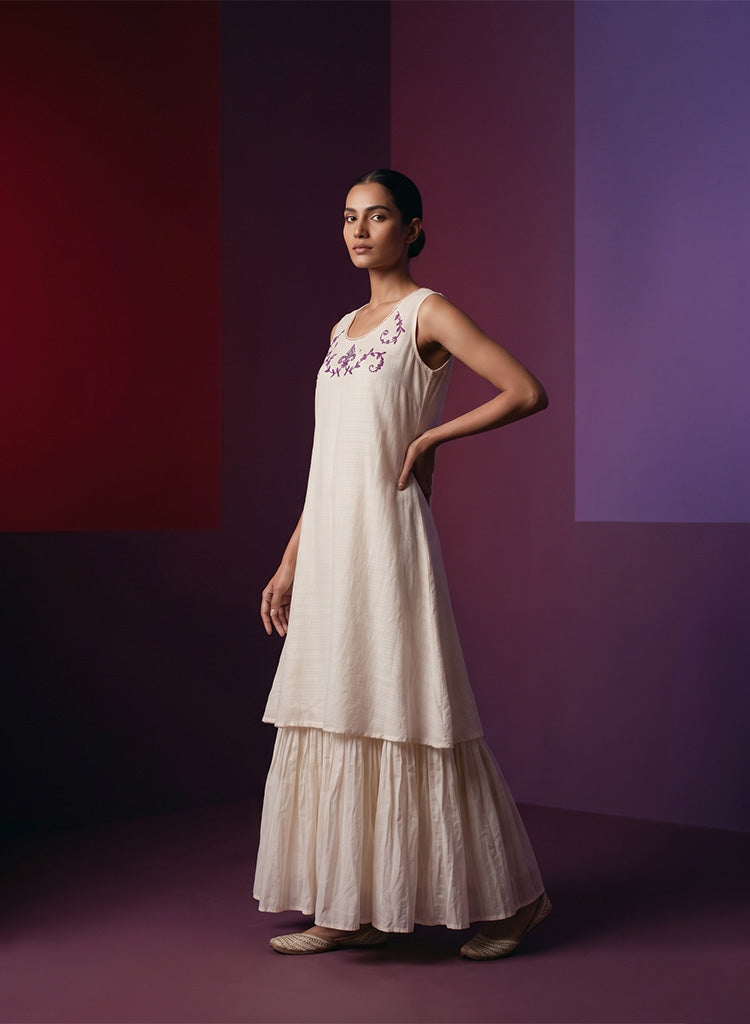 PIA Milky white Dress