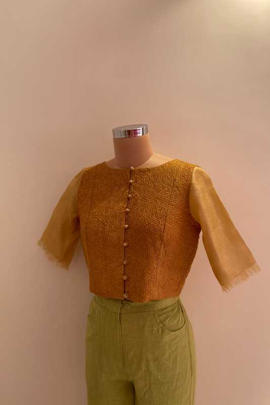 Kosha Blouse- Mustard