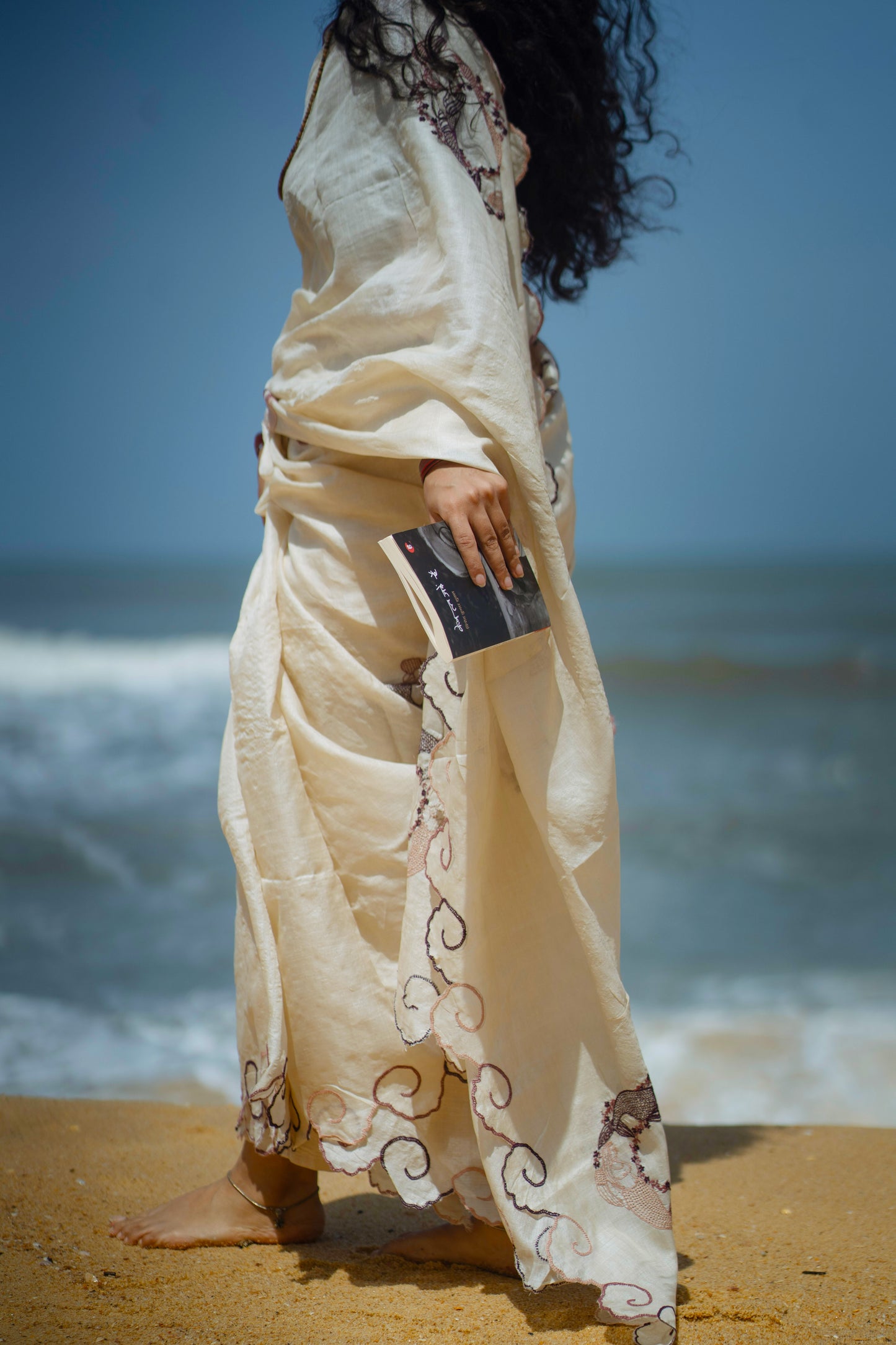 Mermaid Chikankari Saree