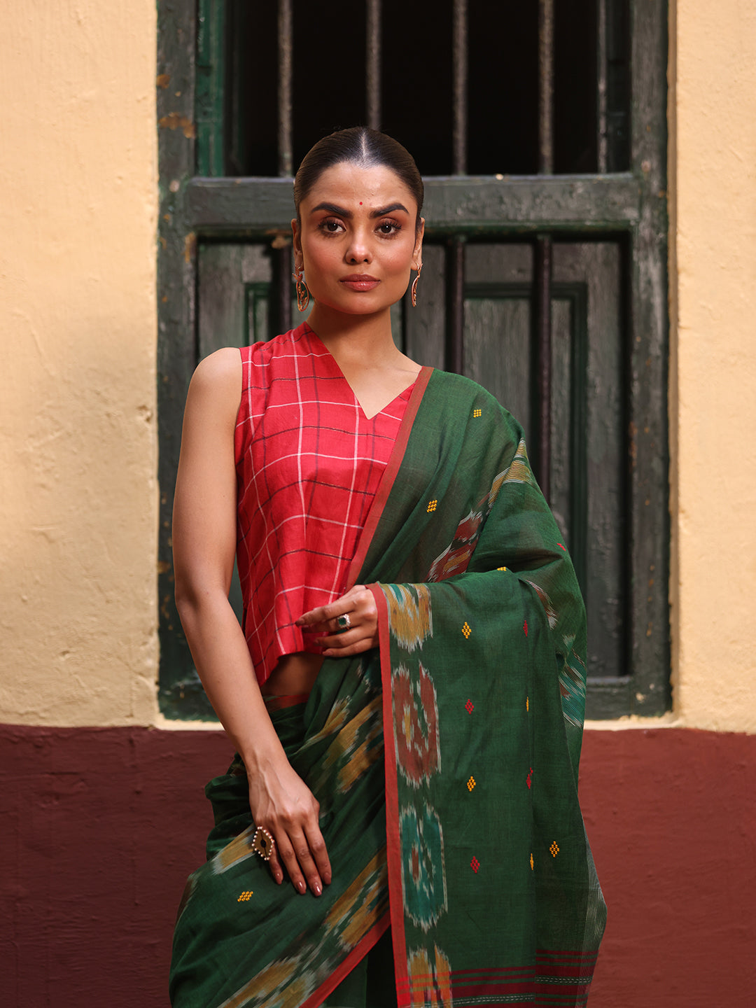 Aranya taant saree