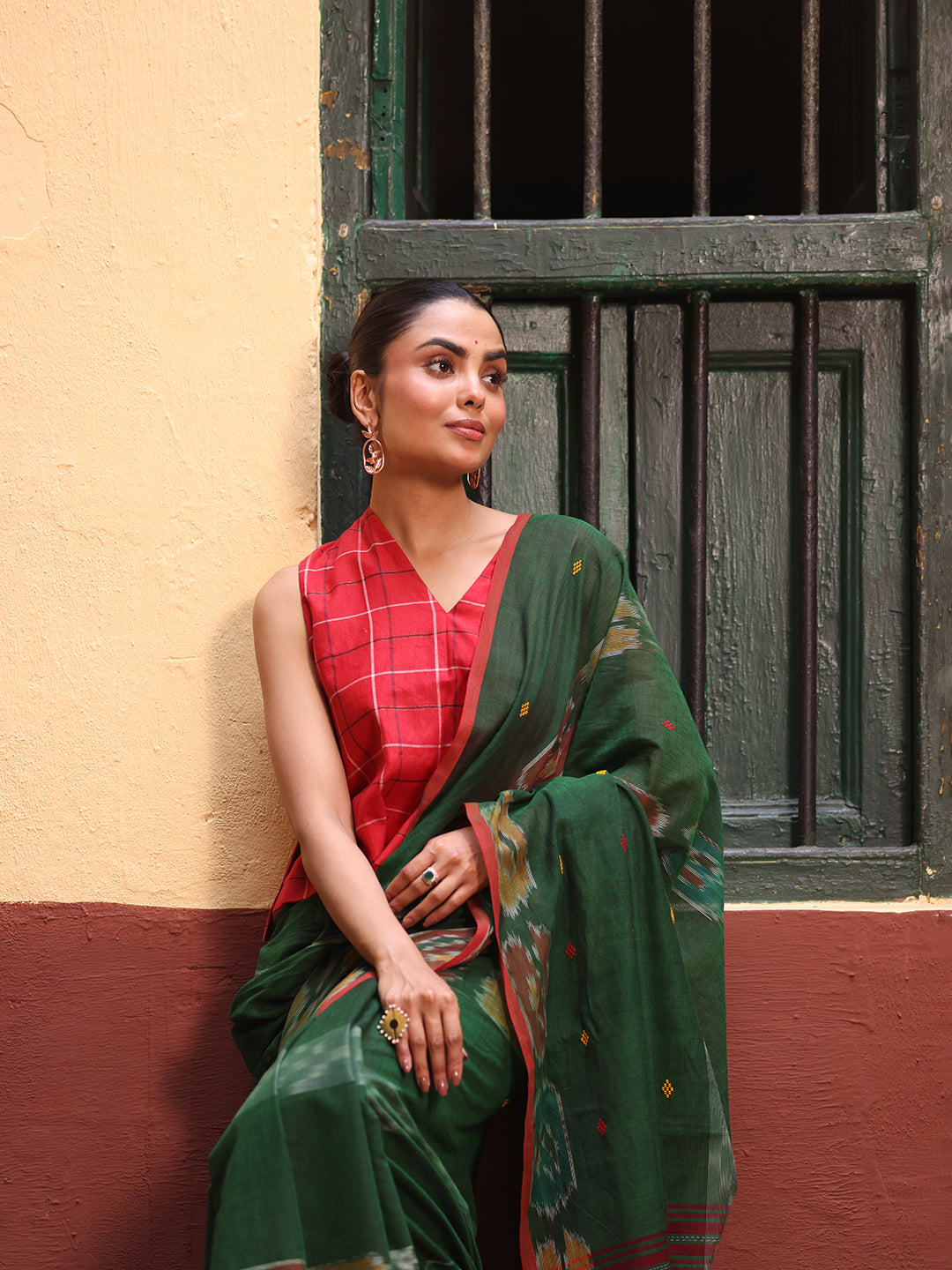 Aranya taant saree