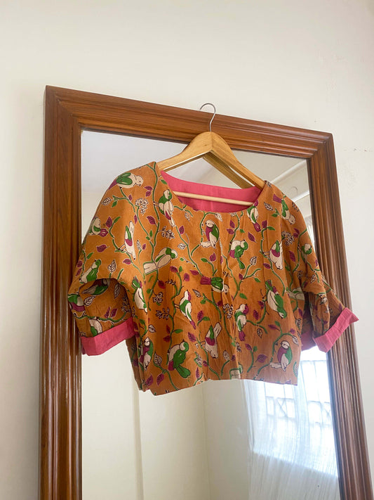 Reversible Blouse Orange