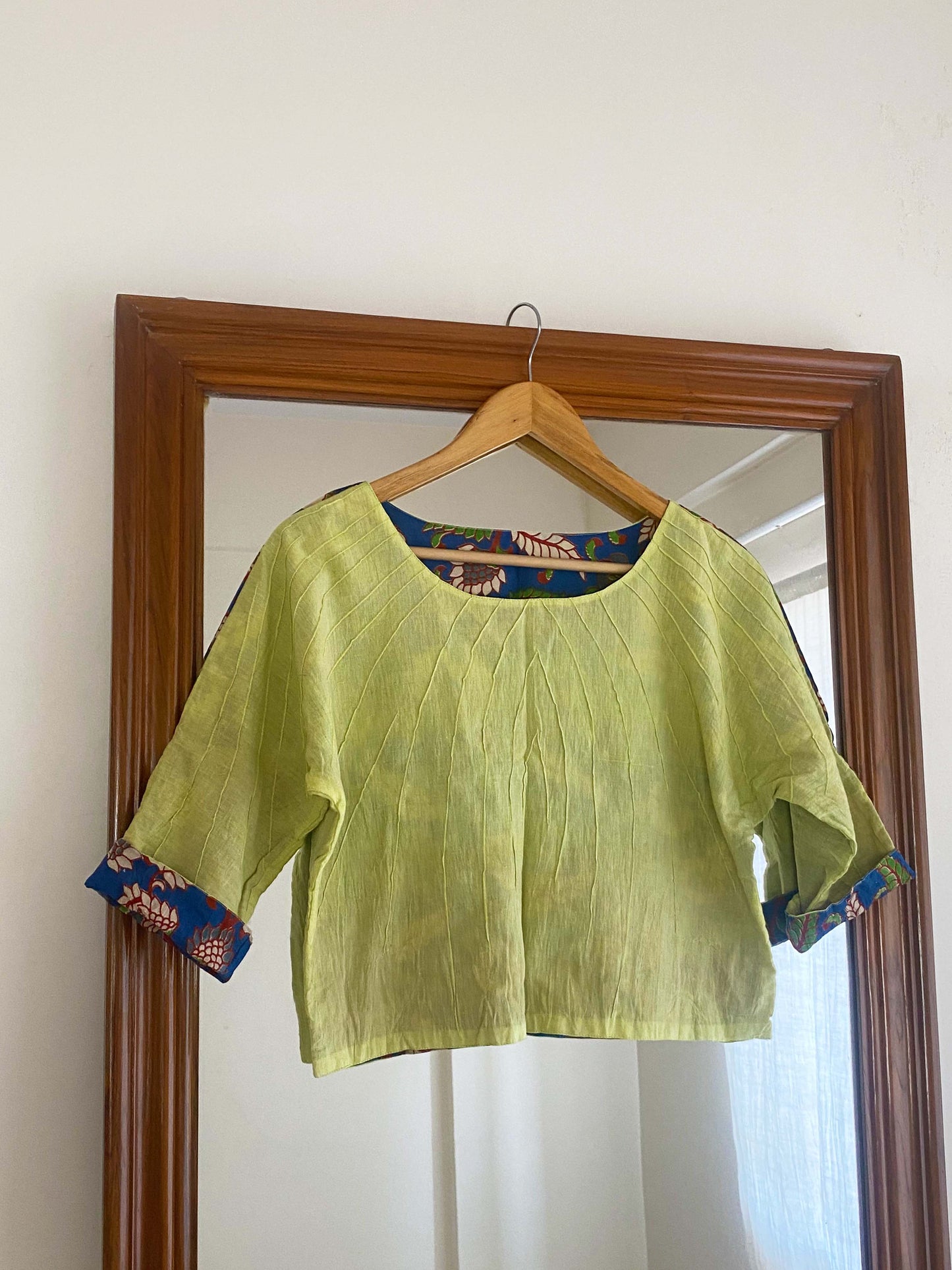 Reversible Blouse Blue