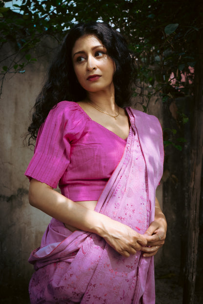 Baani SILK Pink Check