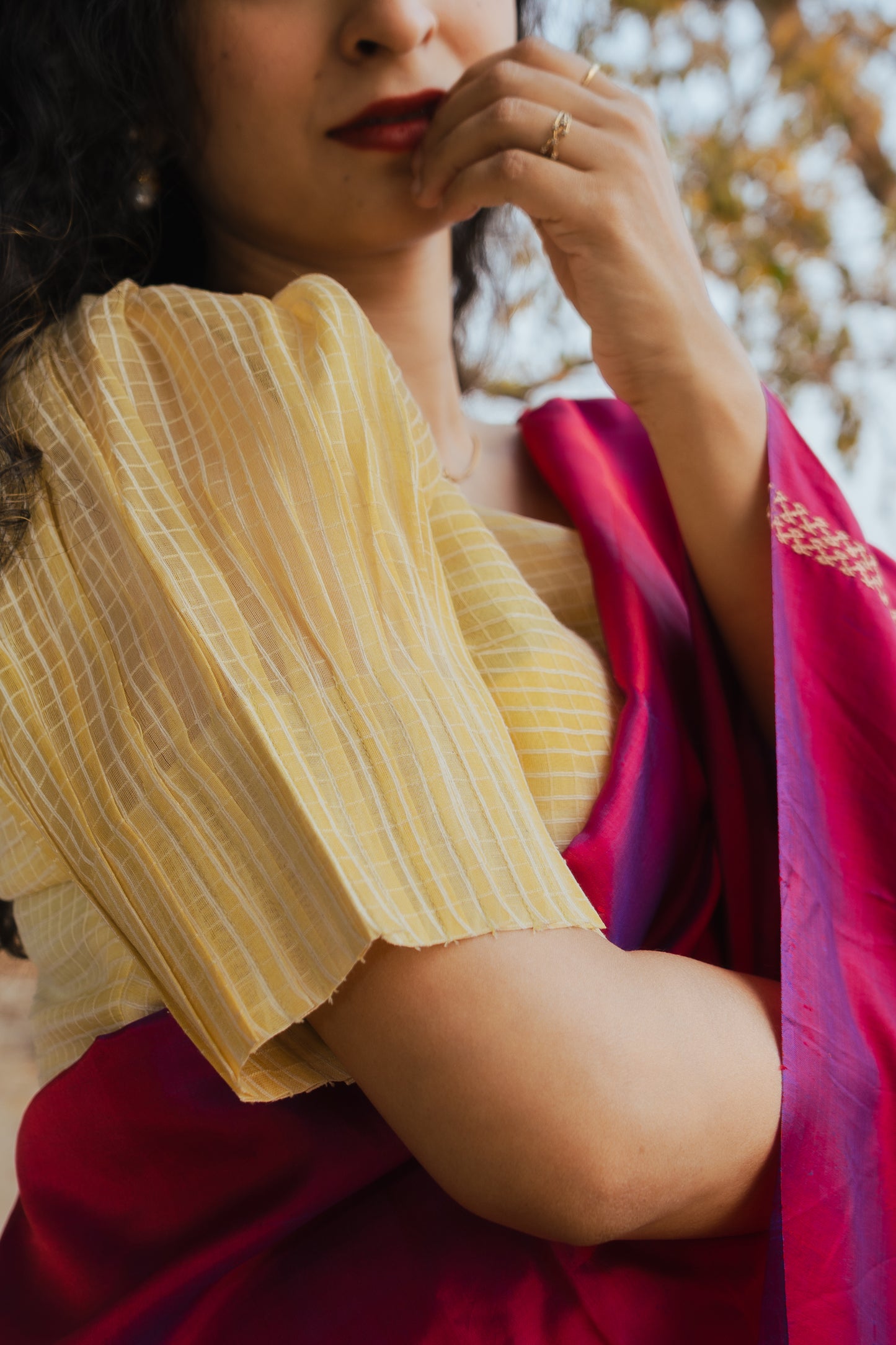 Baani SILK TUSSAR Check