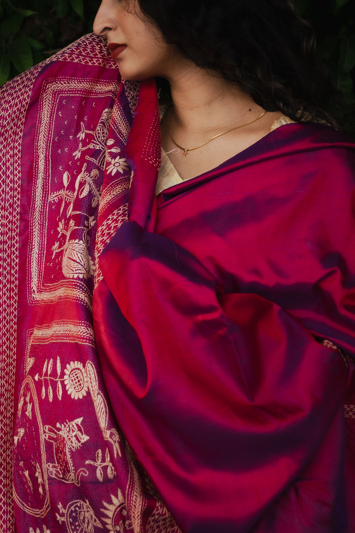 Folk Saree Pink