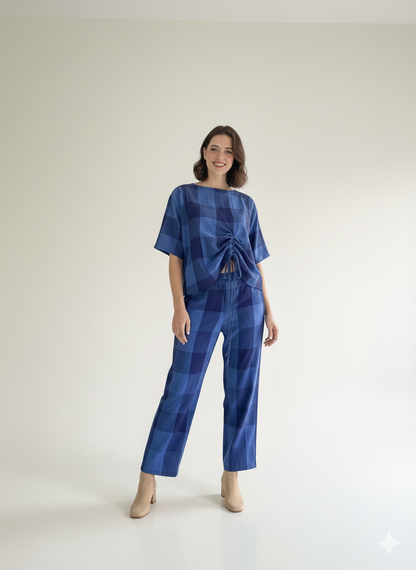 Neela KHADI EMBROIDERED SET