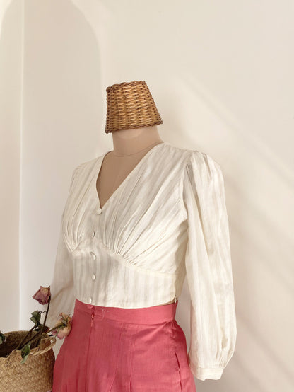 Ivory Eva Blouse