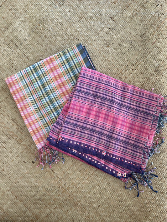 Striped scarves (SET of 2)
