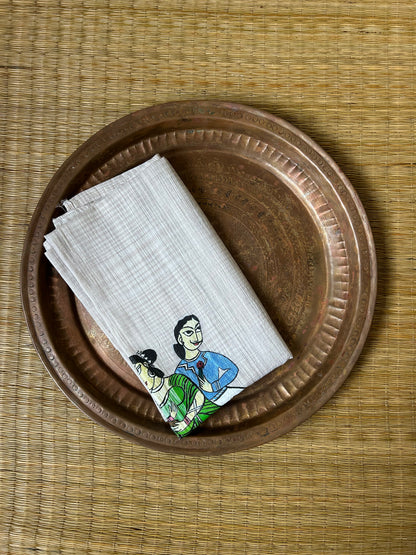 Babu bibi handpainted scarf