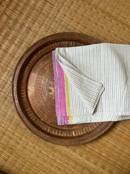 White stripe scarf