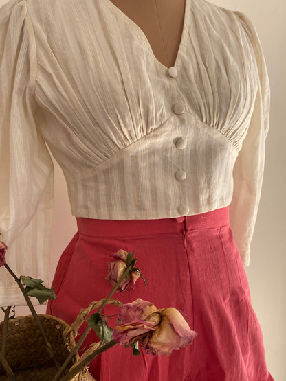 Ivory eva blouse
