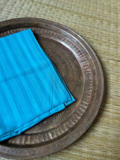 Blue stripe scarf