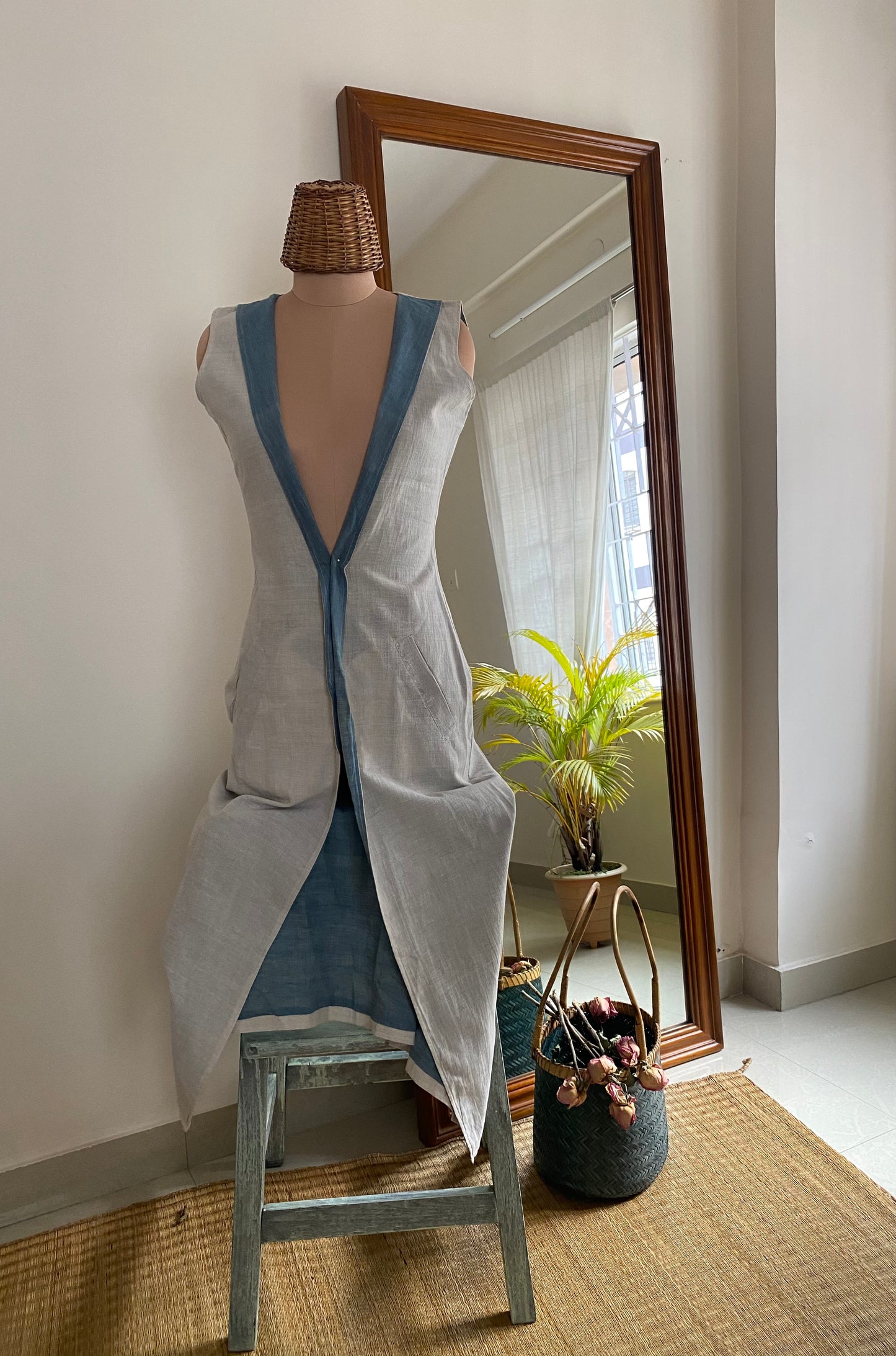 Blue/Grey Reversible Summer Overlay