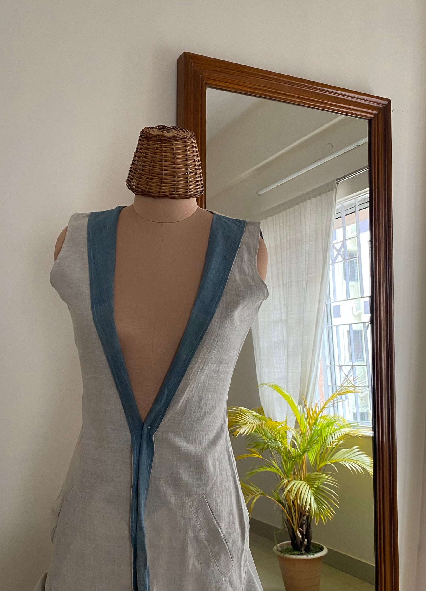 Blue/Grey Reversible Summer Overlay
