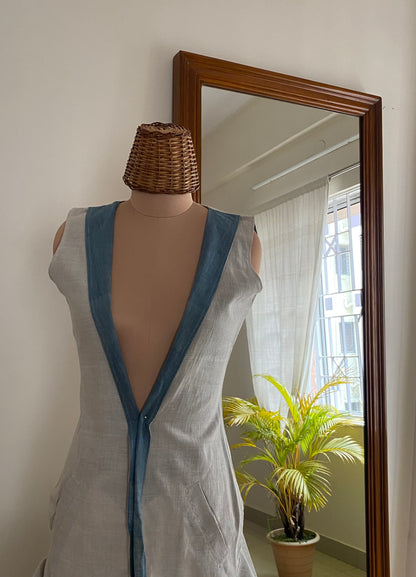 Blue/Grey Reversible Summer Overlay