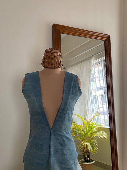 Blue/Grey Reversible Summer Overlay