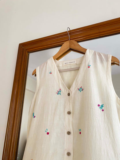 Lola cream kurta