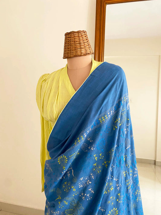 WARLI COBALT BLUE