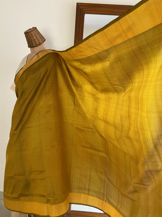 Mustard REVERSIBLE SILK