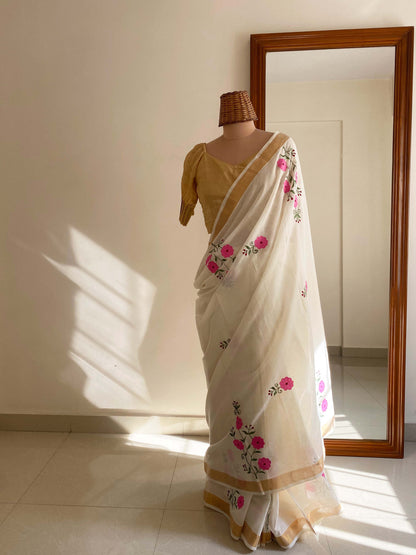 Malati Applique saree