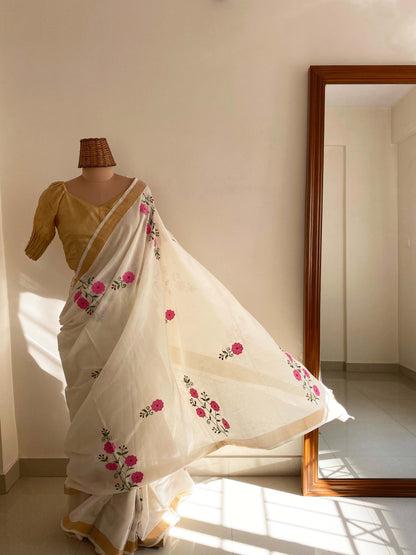 Malati Applique saree