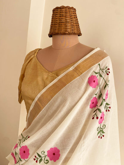 Malati Applique saree