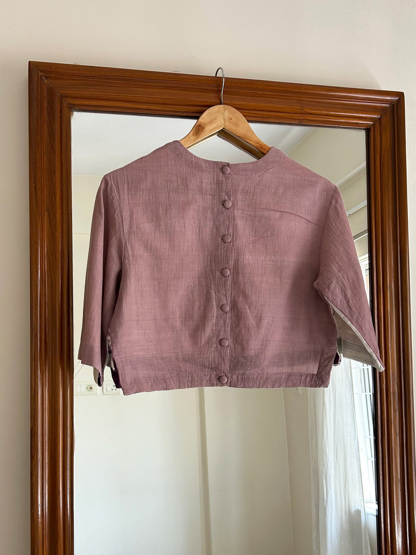 Chikankari khadi Blouse