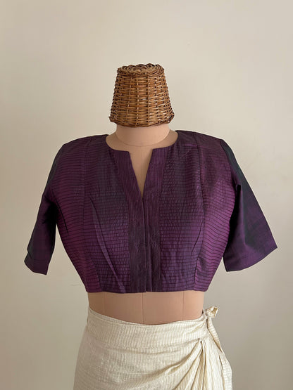 RADHA KRISHNA PURPLE SILK