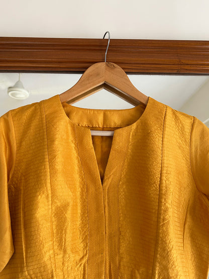 BABU BIBI MUSTARD SILK
