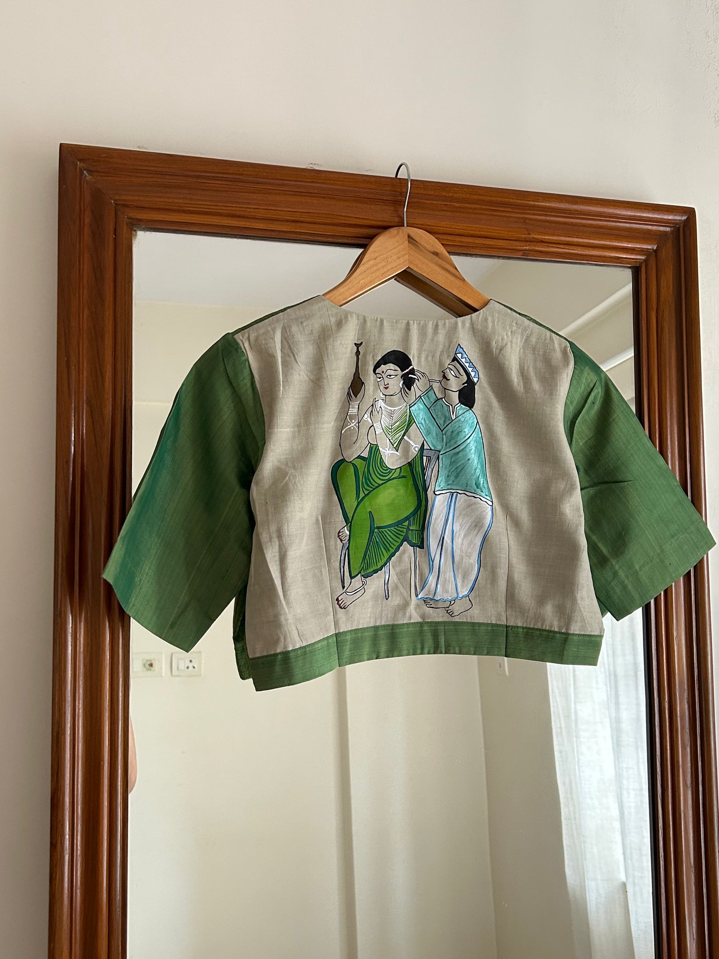 BABU BIBI GREEN SILK