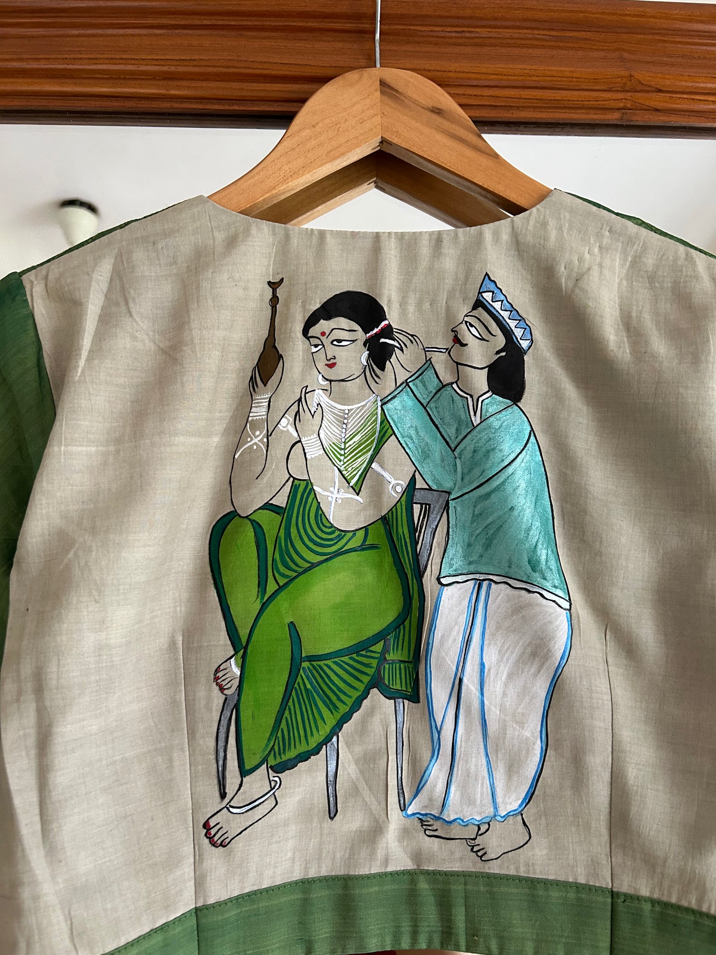 BABU BIBI GREEN SILK