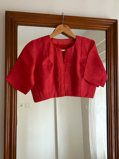 LAKSHMI ORANGE TUSSAR SILK