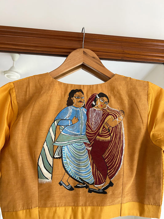 BABU BIBI MUSTARD SILK