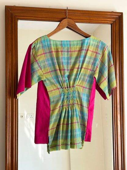 Pink Floral KHADI SET