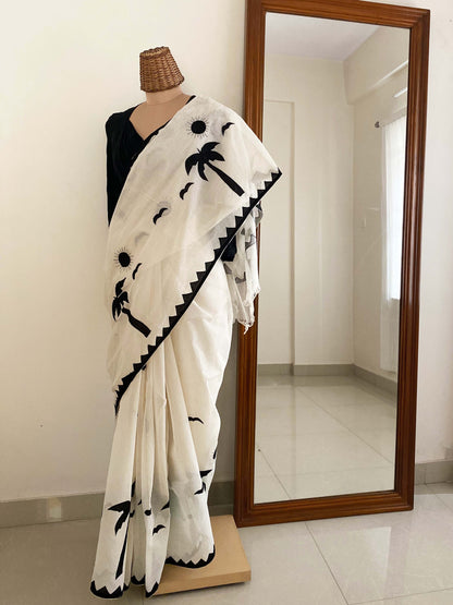 QALA Applique saree