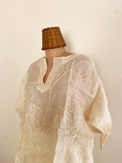 Paper Flower SILK TOP