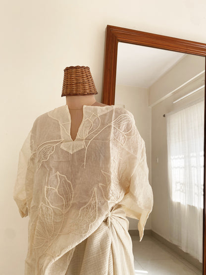 Paper Flower SILK TOP